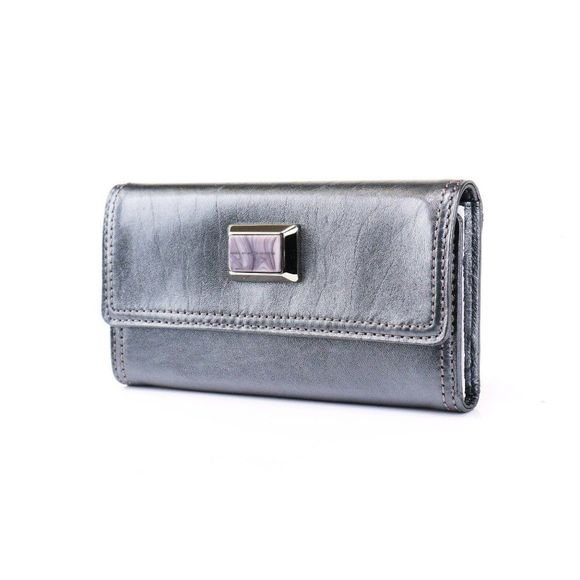 NWT Marc By Marc Jacobs LIMITED EDTION Jewel Wallet Metallic Graphite - Picture 3 of 8
